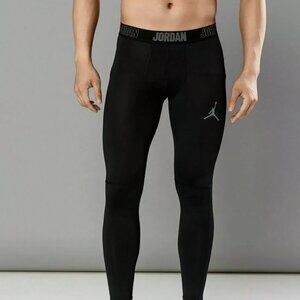 Jordan Men's Dri-Fit Nike 23 Alpha Dry Tights in Black